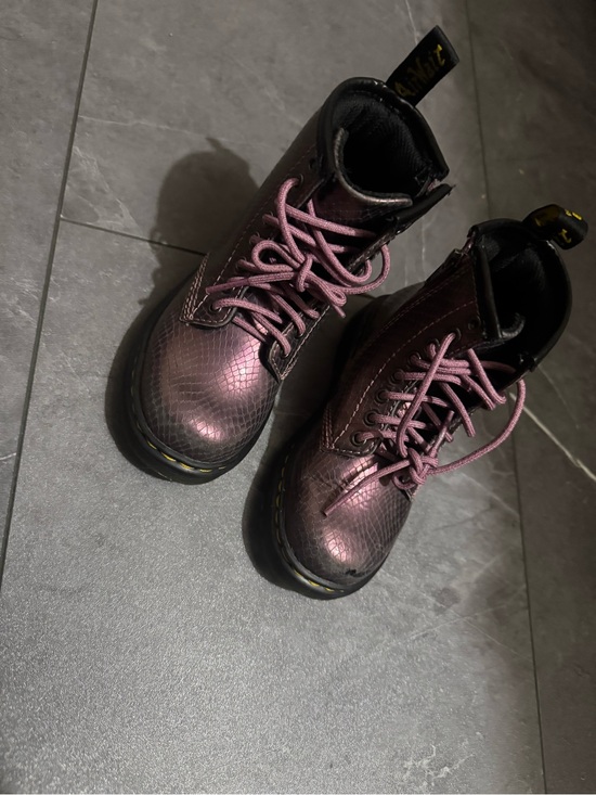 Dr. Martens Other - Dr. Martens Kids Metallic Purple Lace-Up Boots